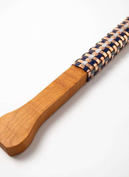 Navy, Silver and Copper Taiaha