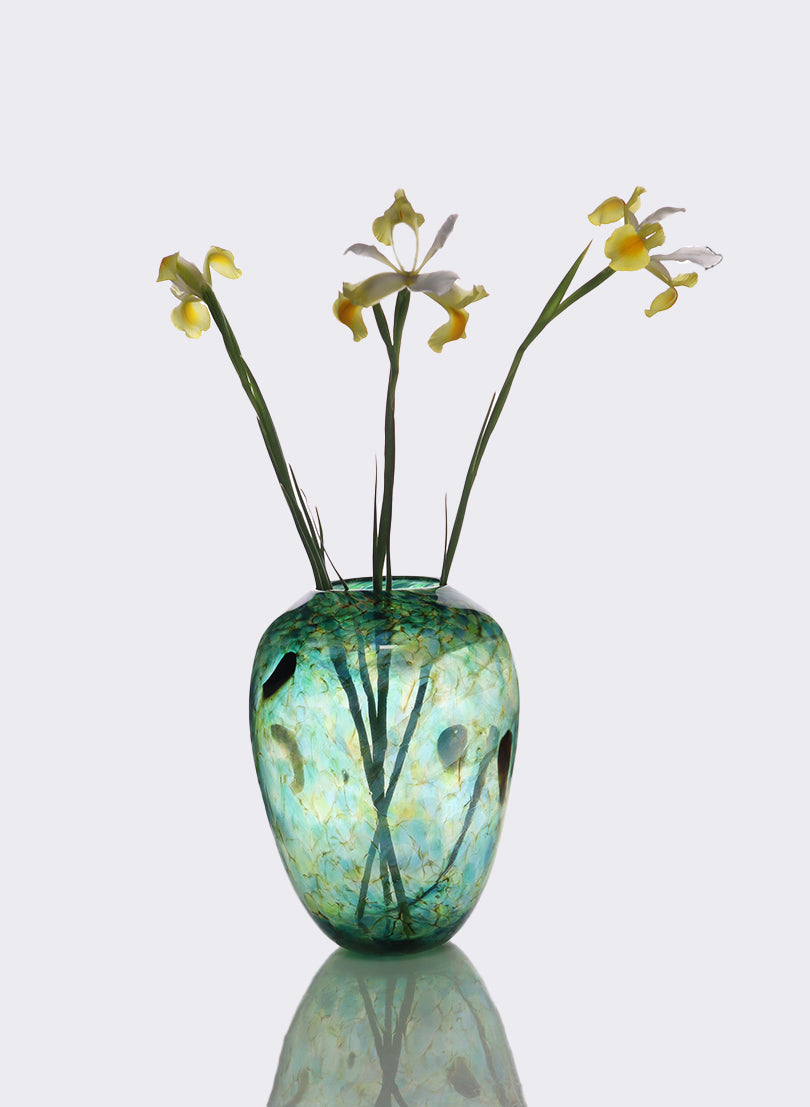 Greenstone Boulder Vase - XLarge