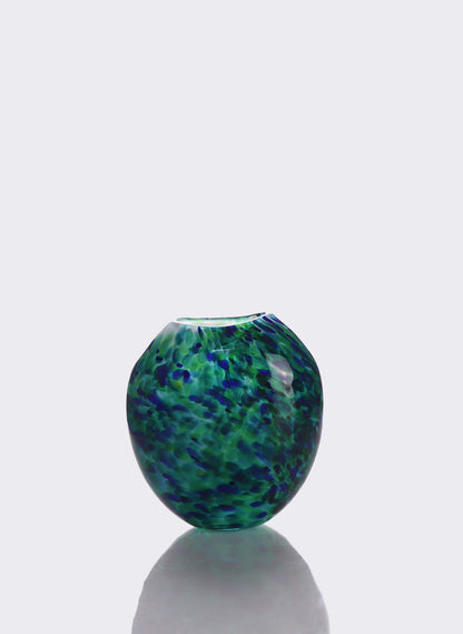 Greenstone Flat Form Vase - Small