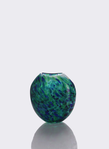 Greenstone Flat Form Vase - Small