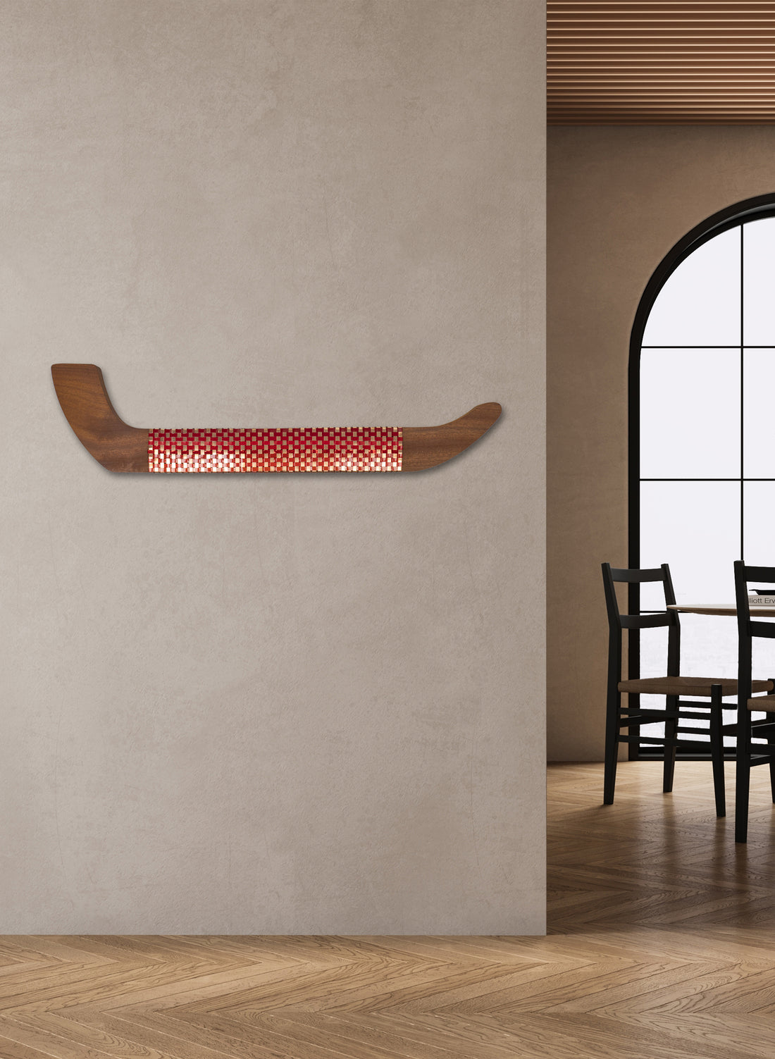 Mahogany Red &amp; Copper Wall Waka - Large