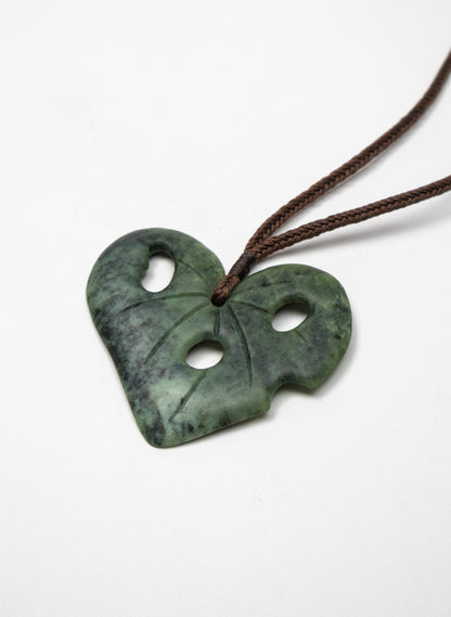 Pounamu Kawakawa Necklace 