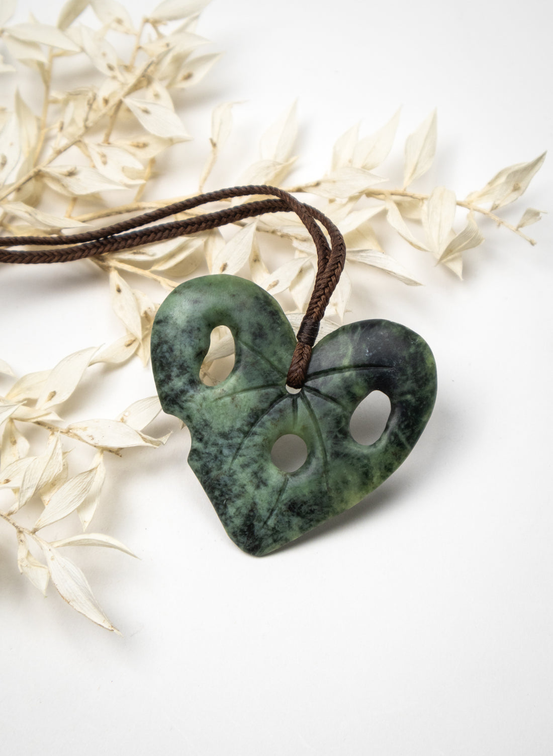 Pounamu Kawakawa Necklace 
