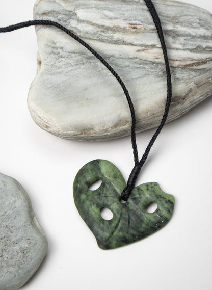 Pounamu Kawakawa Necklace 
