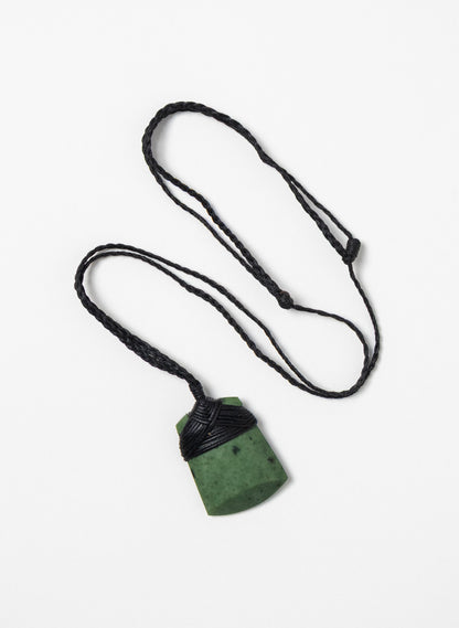 Small Crossbound Pounamu Toki Pendant