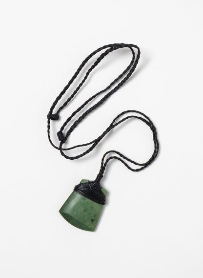 Small Crossbound Pounamu Toki Pendant