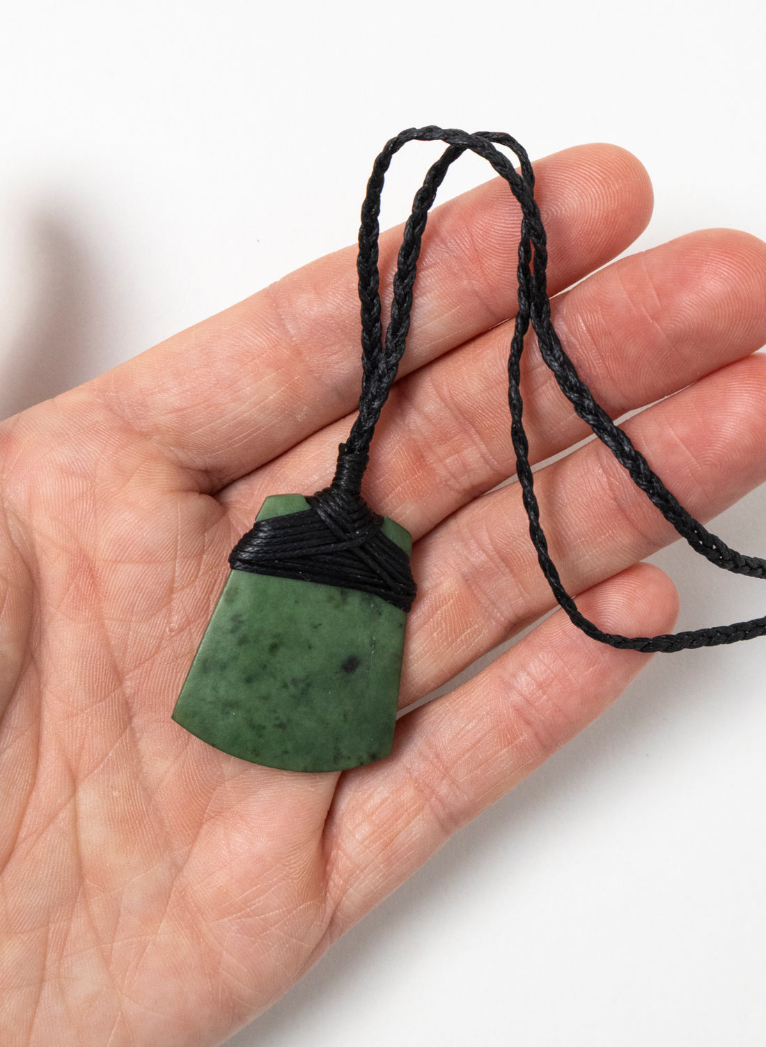 Small Crossbound Pounamu Toki Pendant