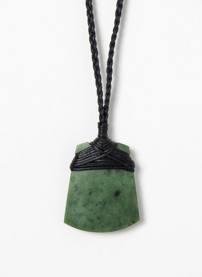 Small Crossbound Pounamu Toki Pendant