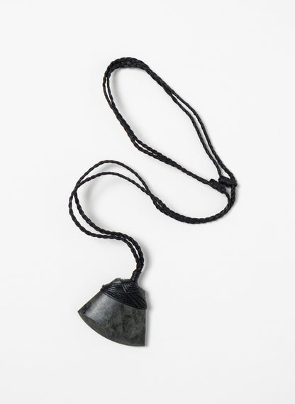 Small Crossbound Pounamu Toki Pendant
