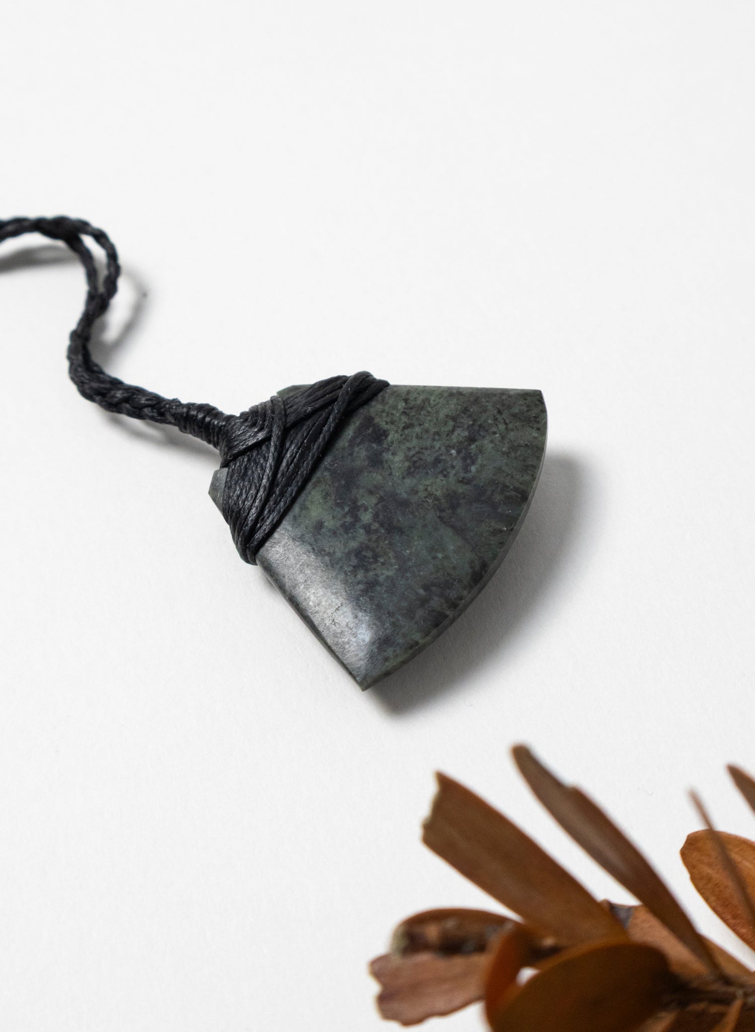 Small Crossbound Pounamu Toki Pendant