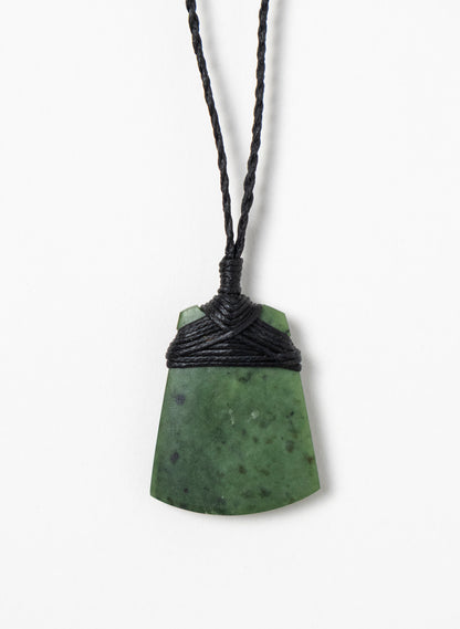 Small Crossbound Pounamu Toki Pendant