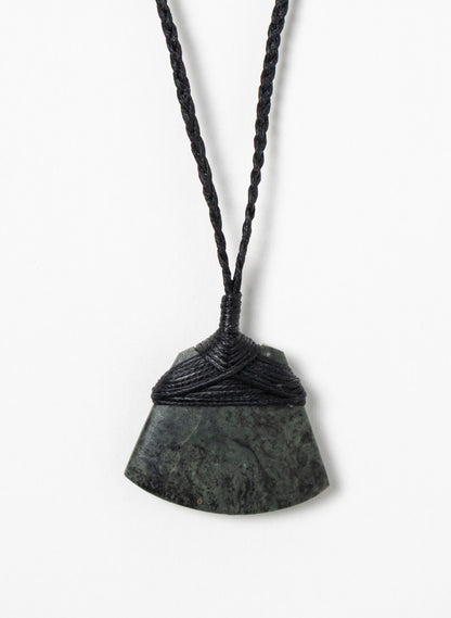 Small Crossbound Pounamu Toki Pendant