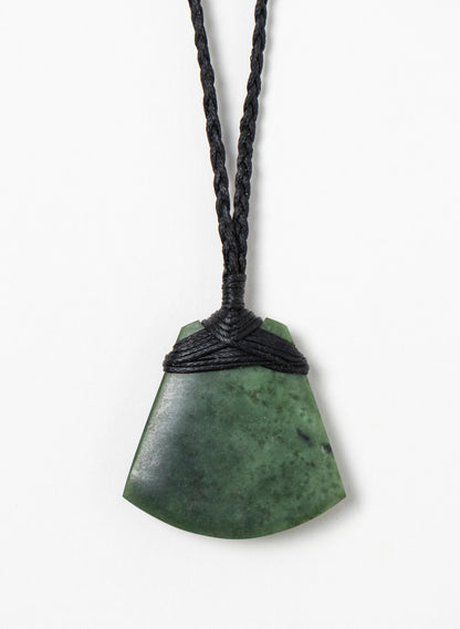 Small Crossbound Pounamu Toki Pendant