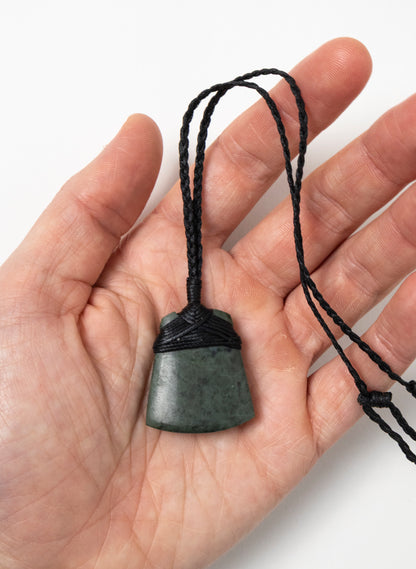 Small Crossbound Pounamu Toki Pendant