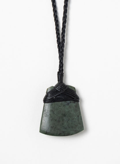 Small Crossbound Pounamu Toki Pendant