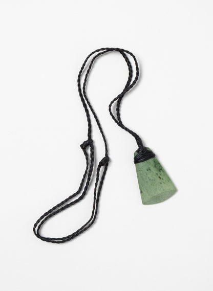 Small Crossbound Pounamu Toki Pendant