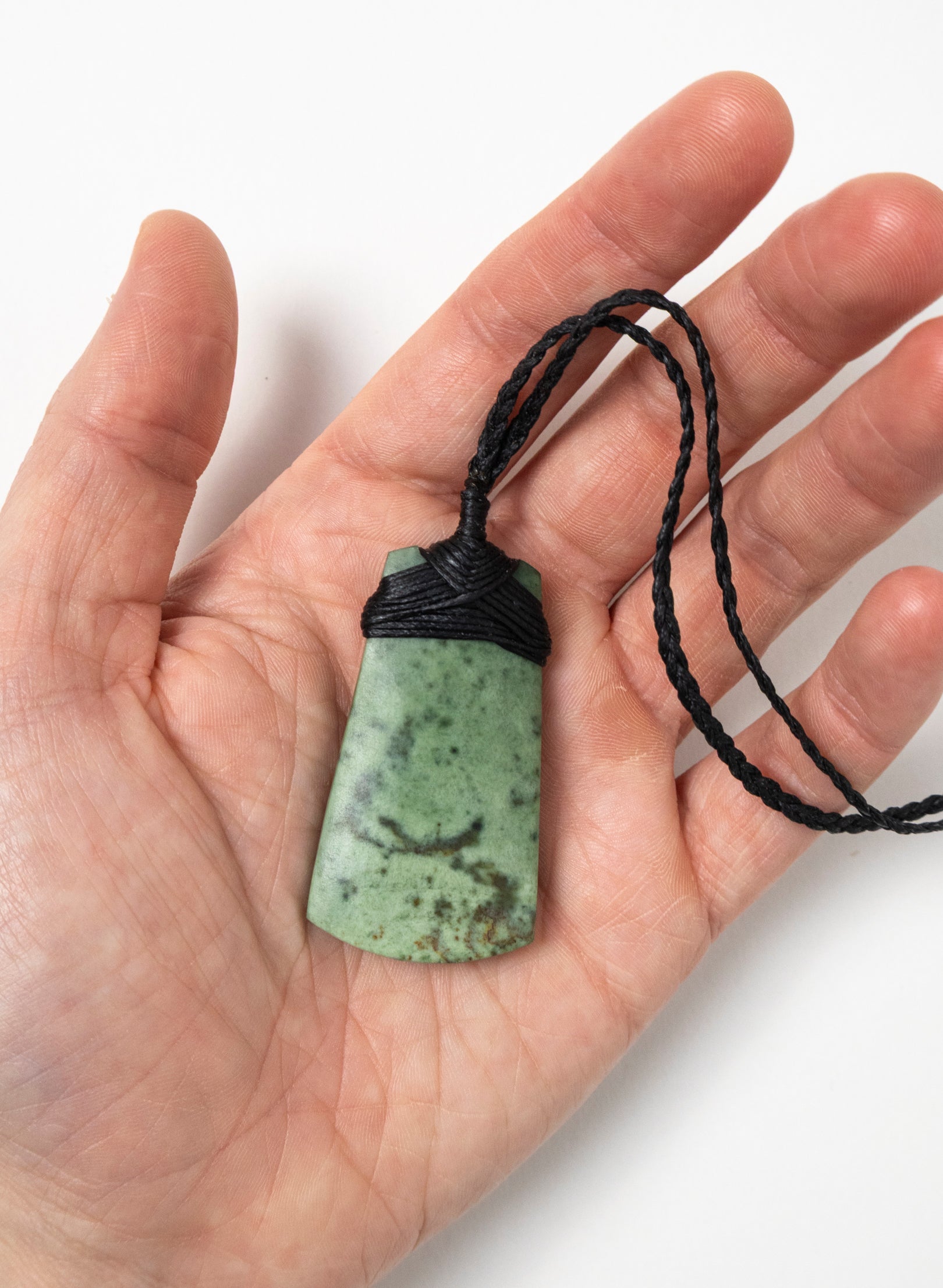 Crossbound Pounamu Toki Pendant