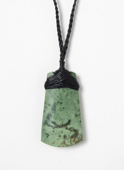 Crossbound Pounamu Toki Pendant
