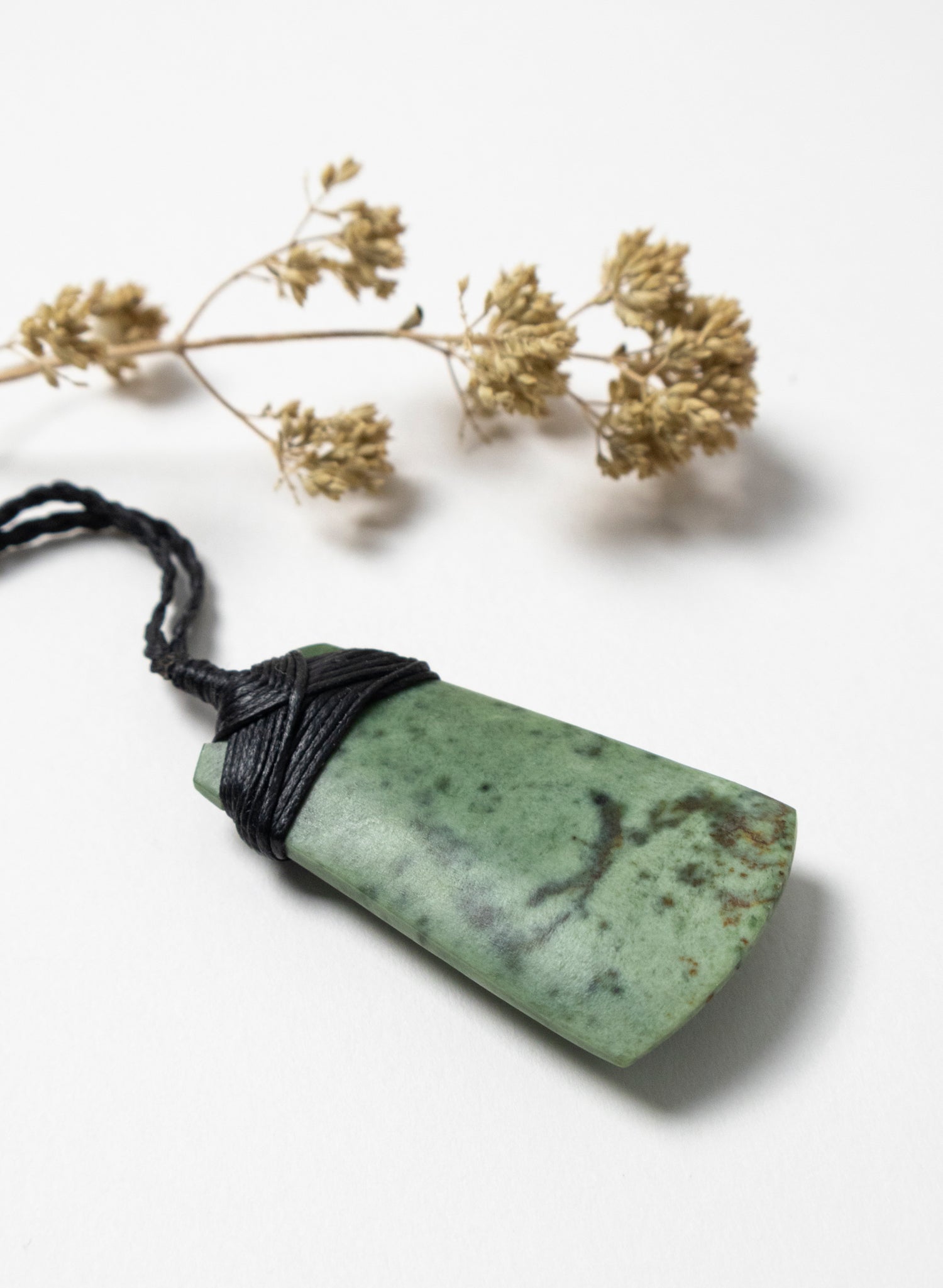 Crossbound Pounamu Toki Pendant