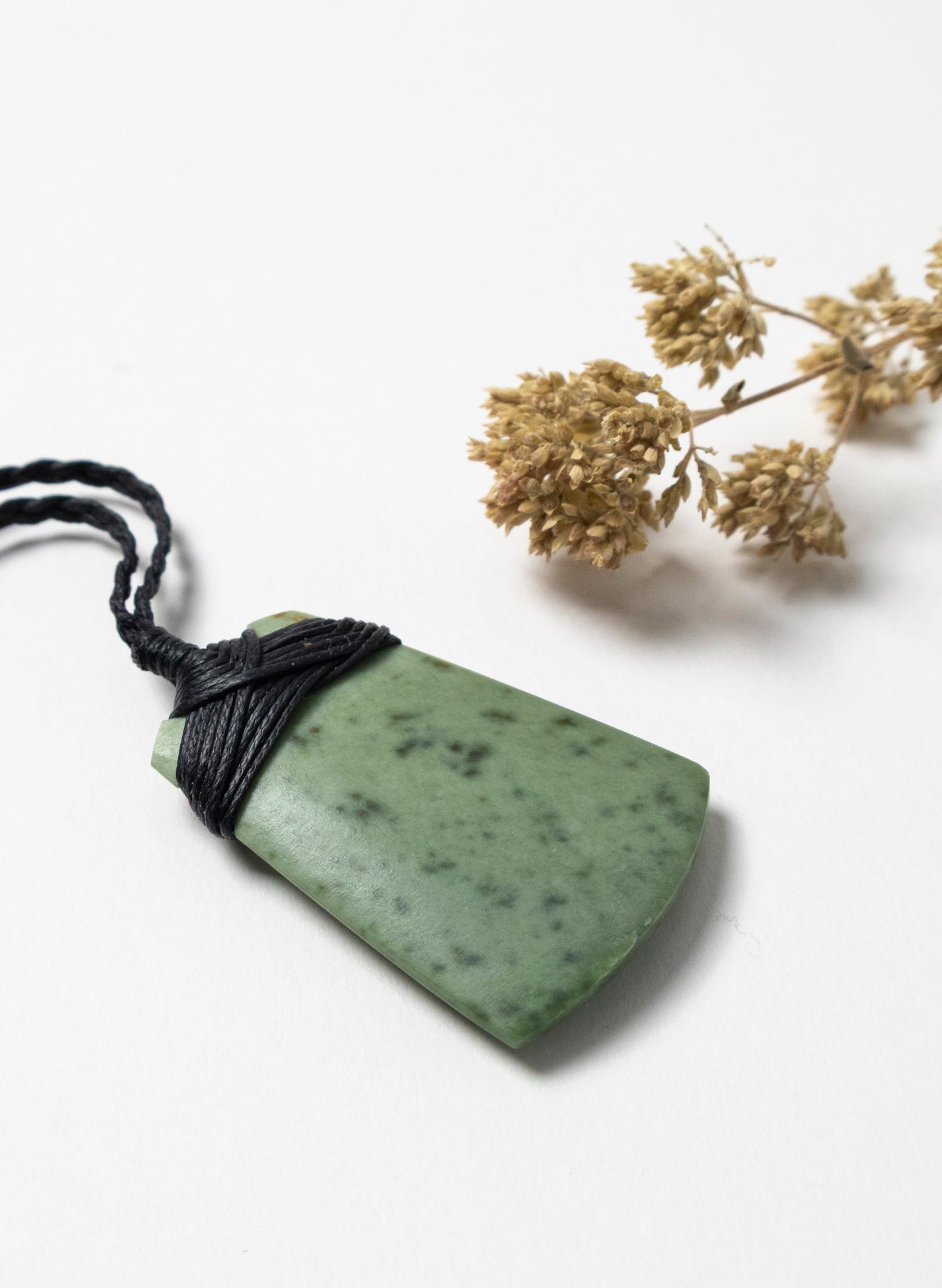 Crossbound Pounamu Toki Pendant