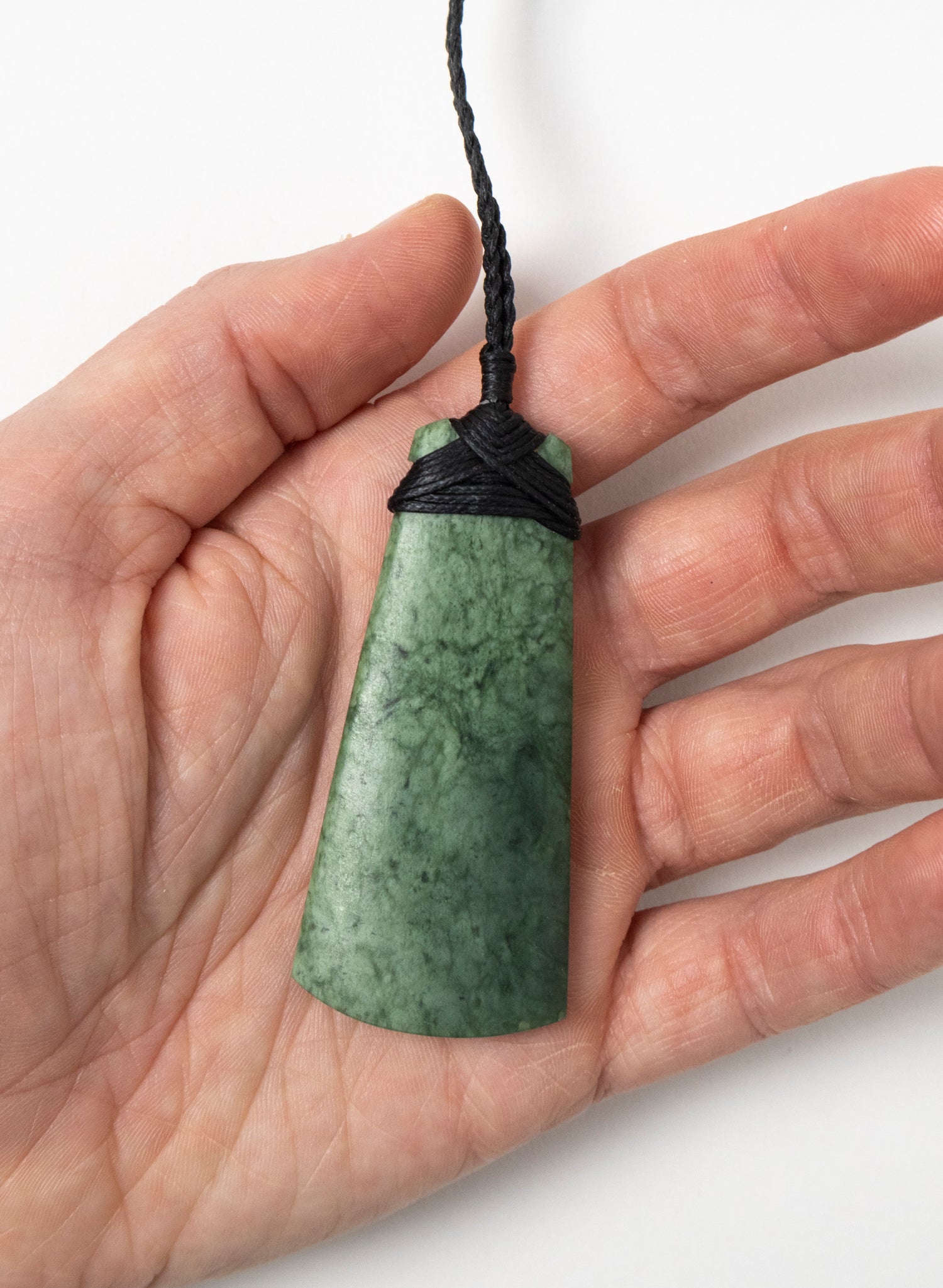 Crossbound Pounamu Toki Pendant