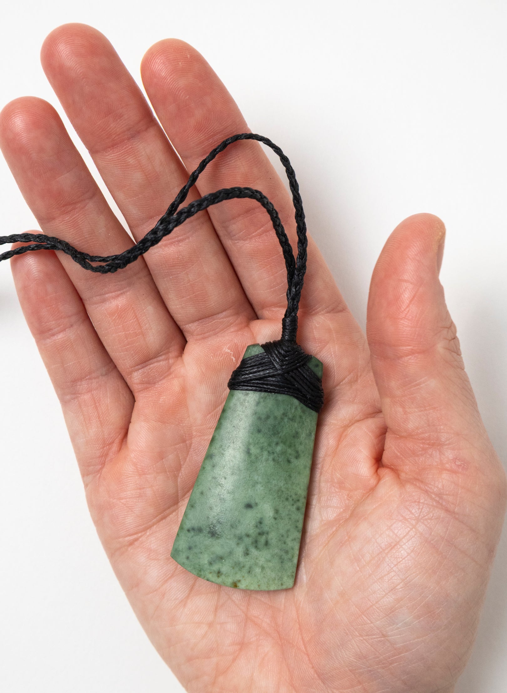 Crossbound Pounamu Toki Pendant