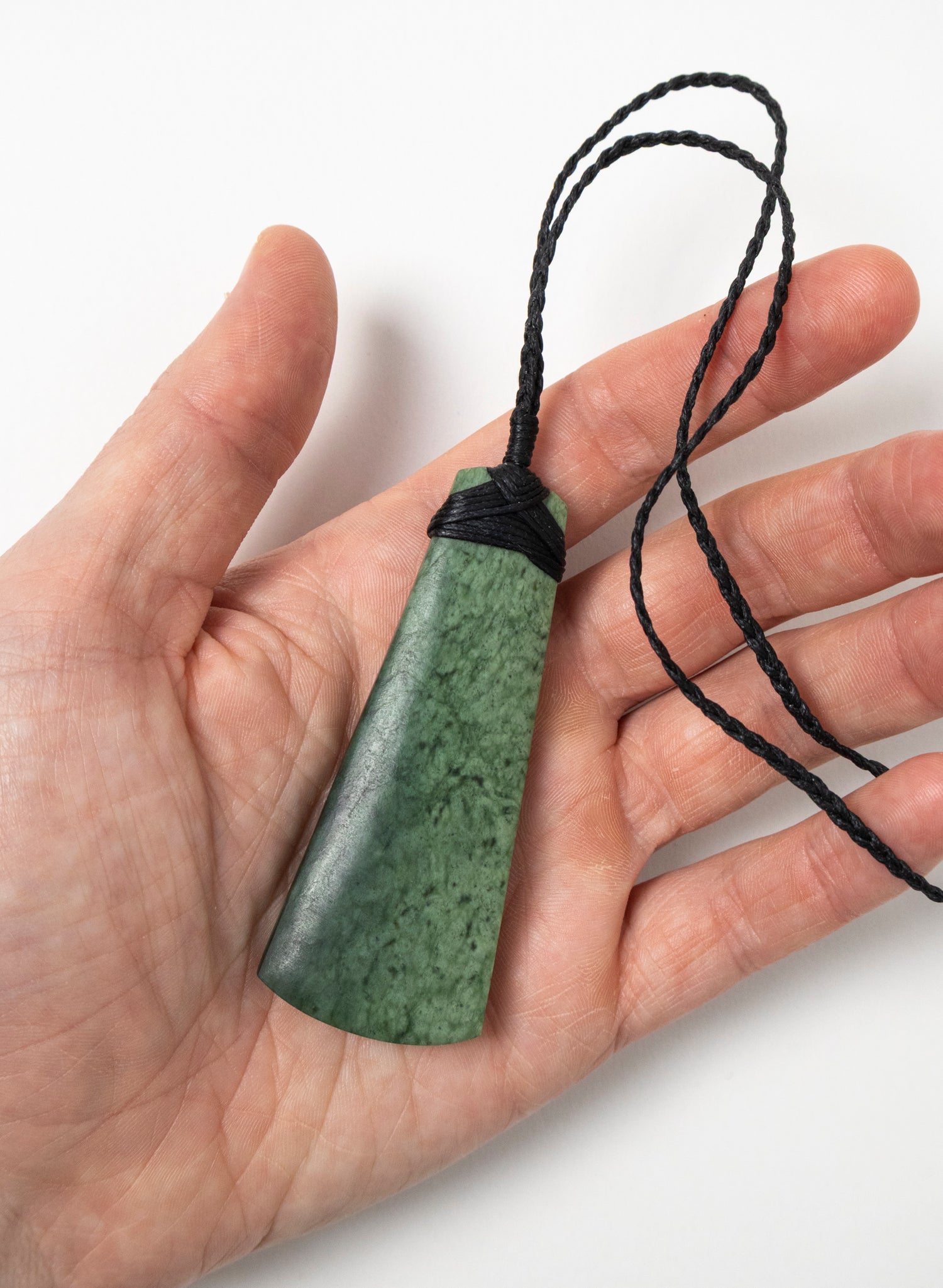 Crossbound Pounamu Toki Pendant