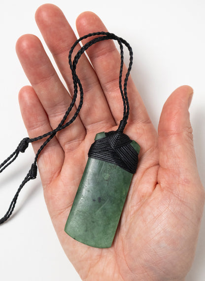 Crossbound Pounamu Toki Pendant