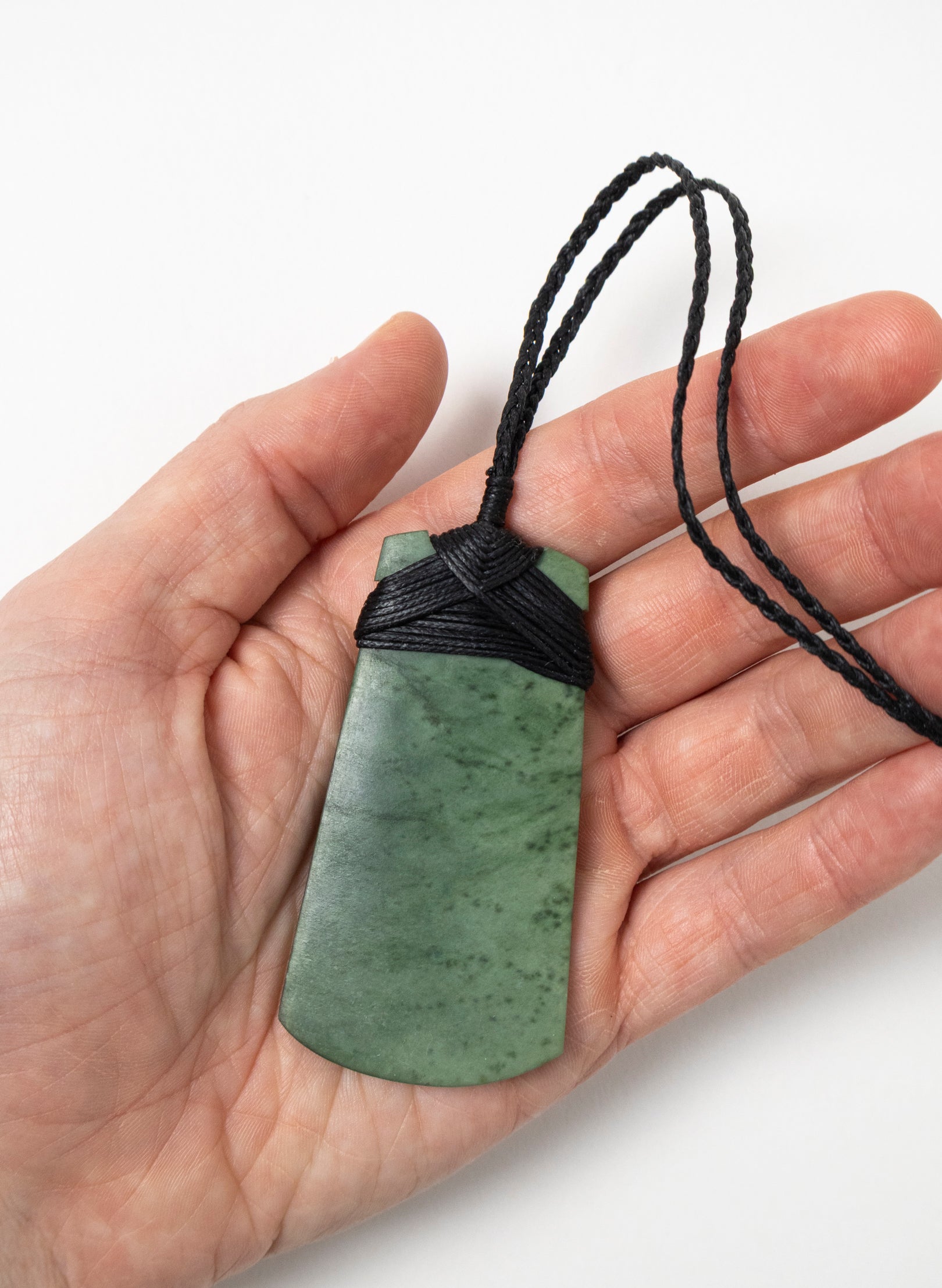 Crossbound Pounamu Toki Pendant