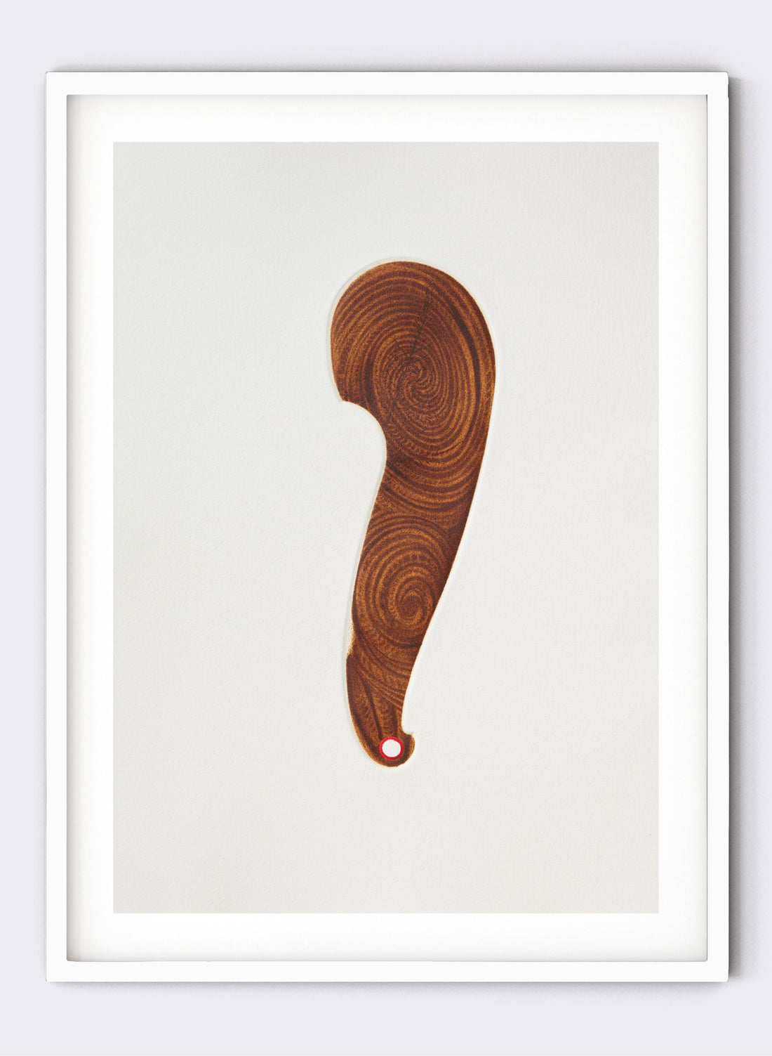 Whakairo - Drypoint Print Framed