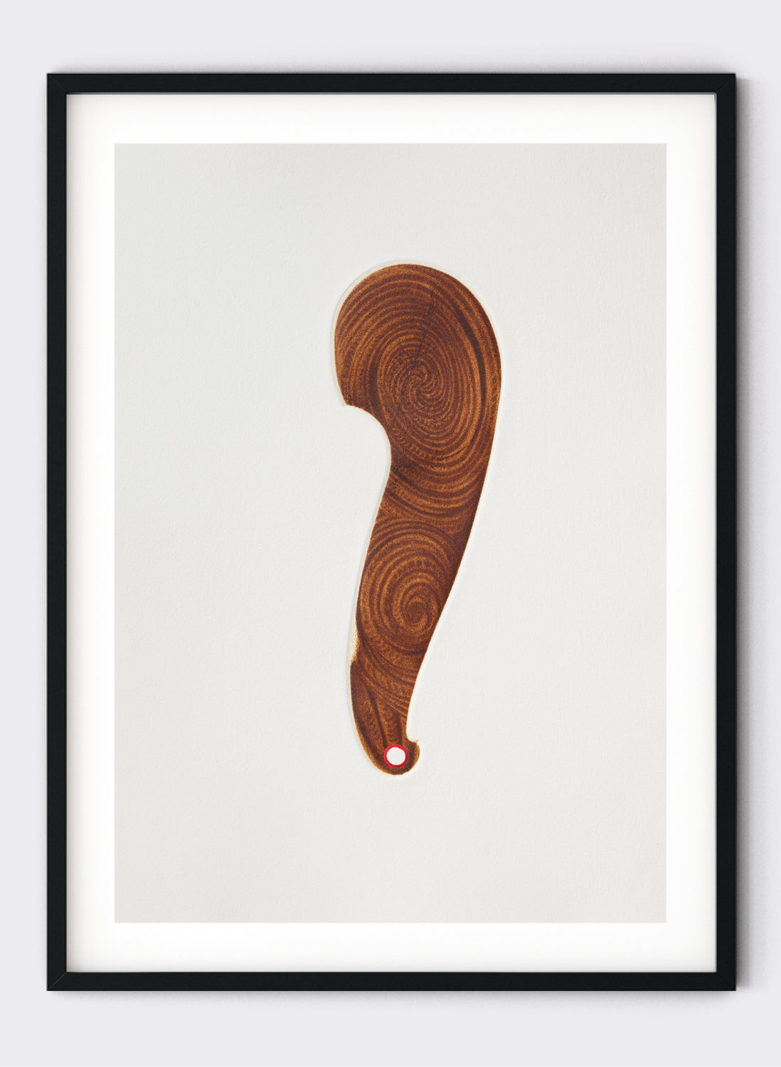 Whakairo - Drypoint Print Framed