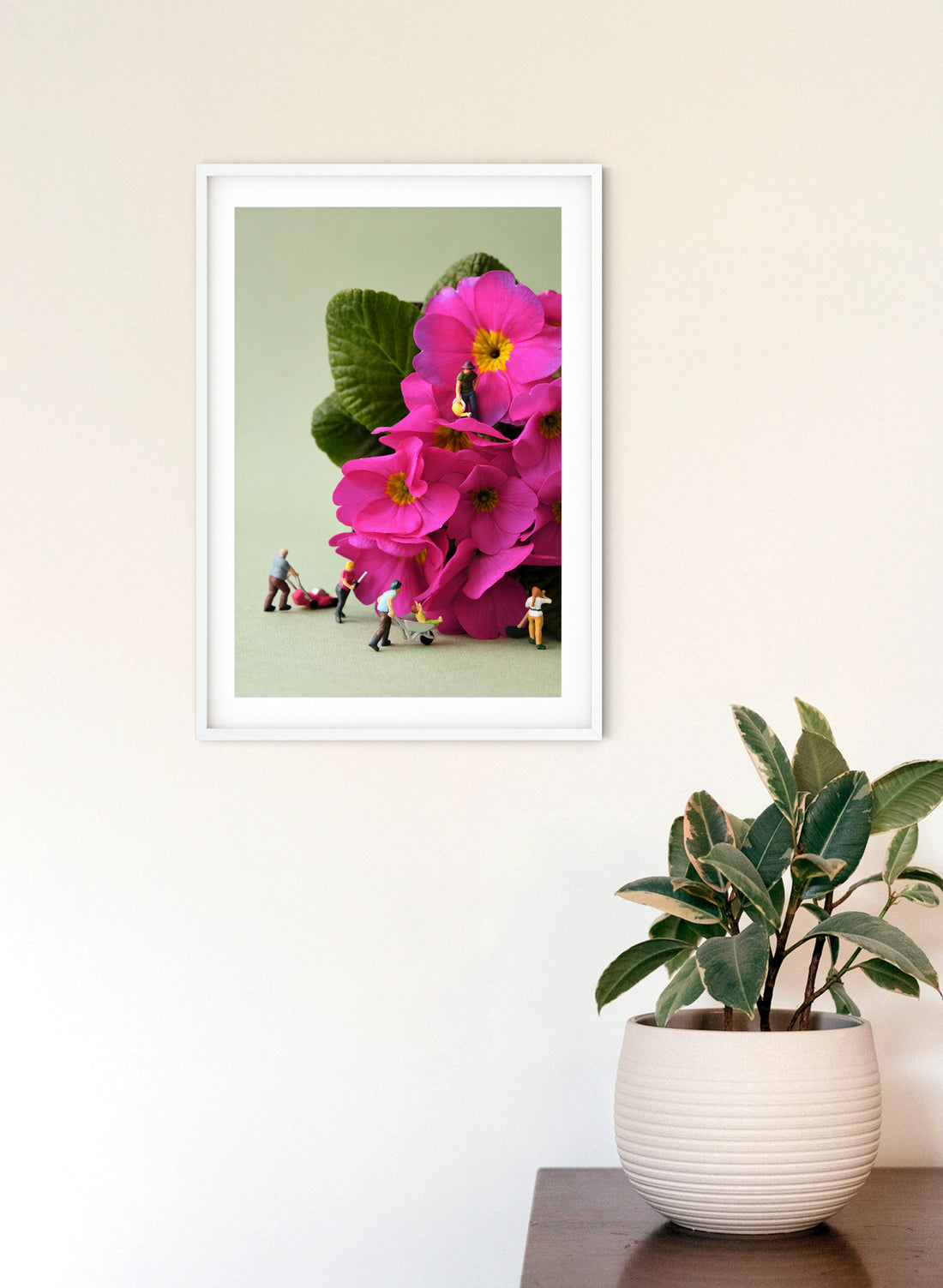 Vertically Challenged Gardening - Photographic Print