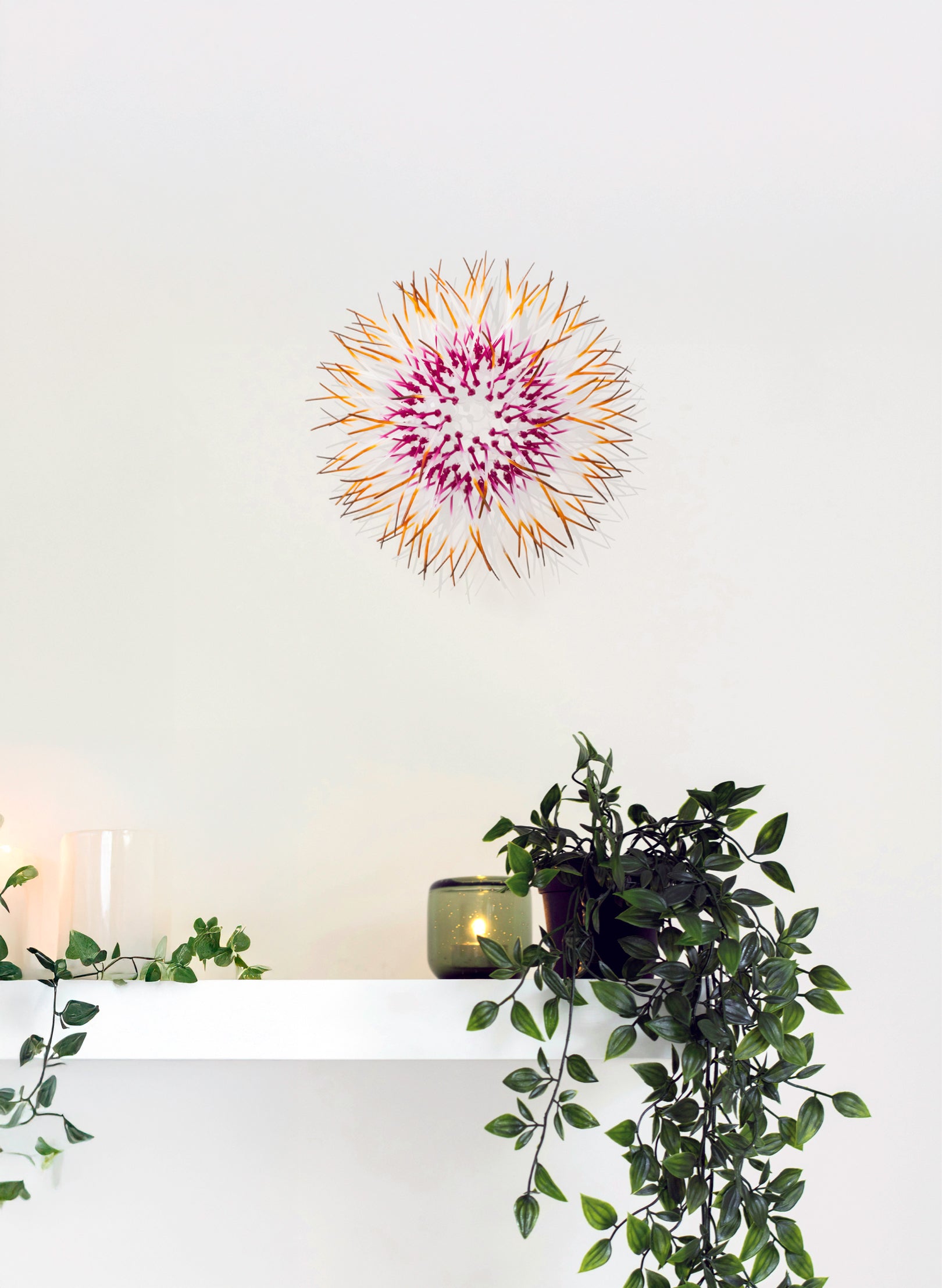 Mini Kina - Fuchsia / Orange