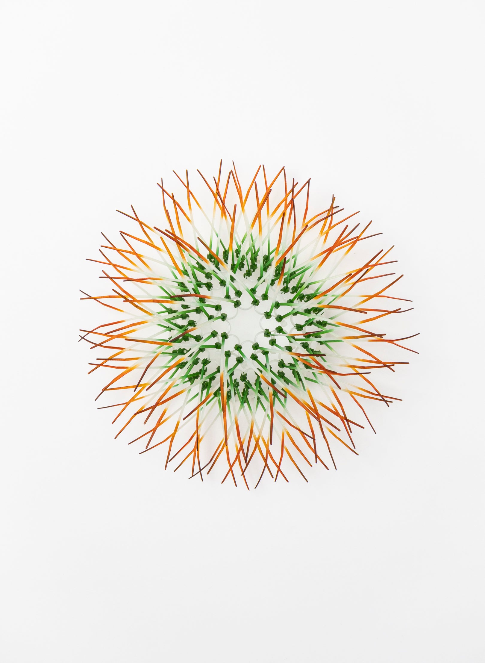 Mini Kina - Green  / Burnt Orange