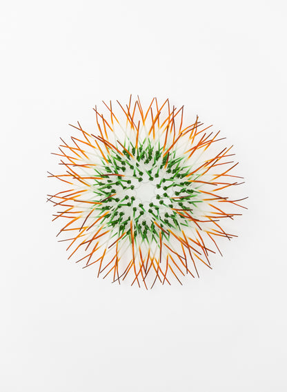 Mini Kina - Green  / Burnt Orange