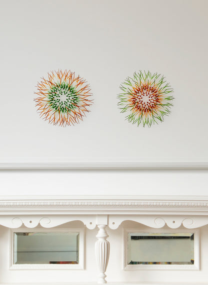 Mini Kina - Burnt Orange / Green