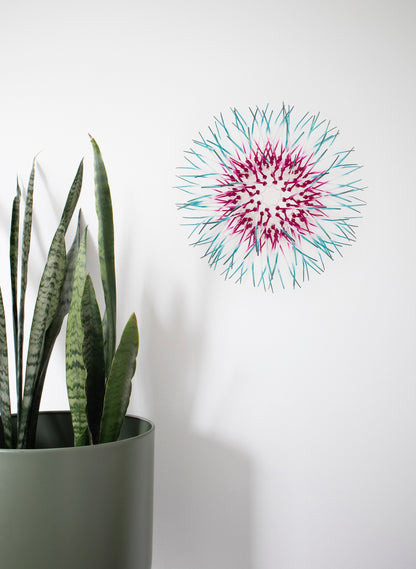 Mini Kina - Fuchsia / Teal