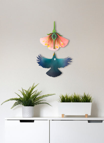 Tui and Bloom Wall Sculpture