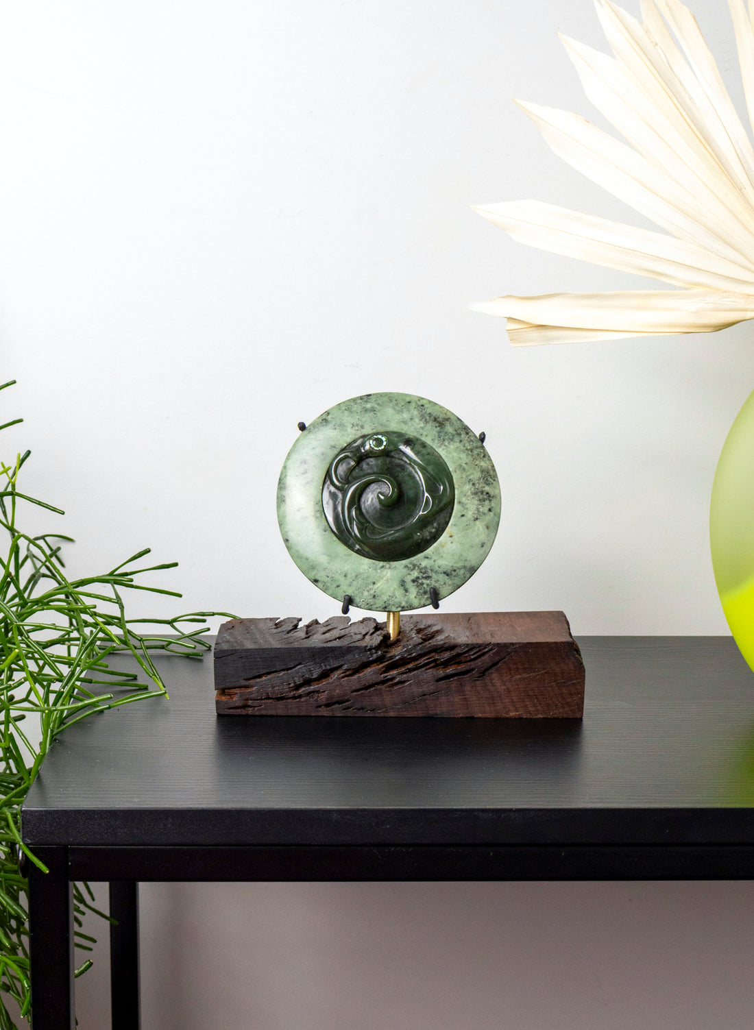 Pounamu Disc Sculpture