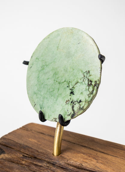 Pounamu Disc Sculpture