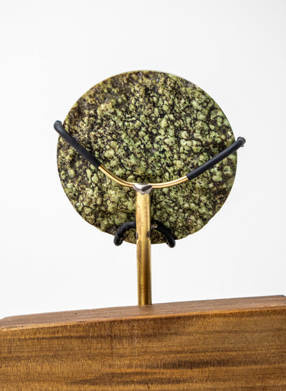 Pounamu Disc Sculpture