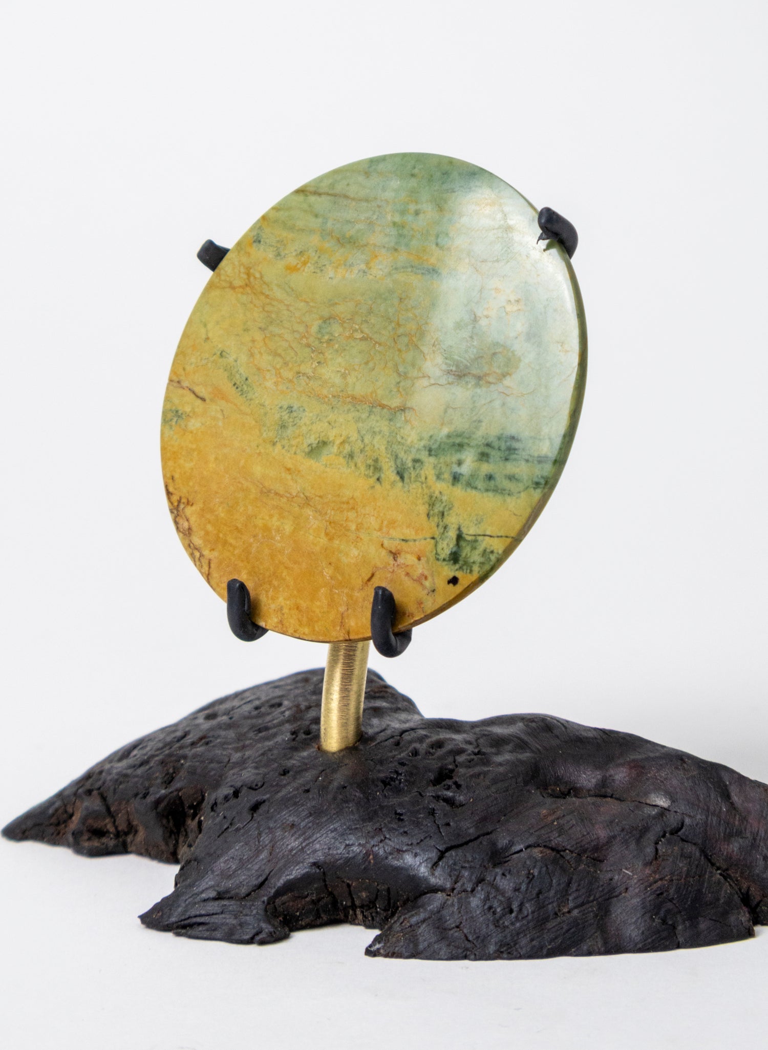Pounamu Disc Sculpture