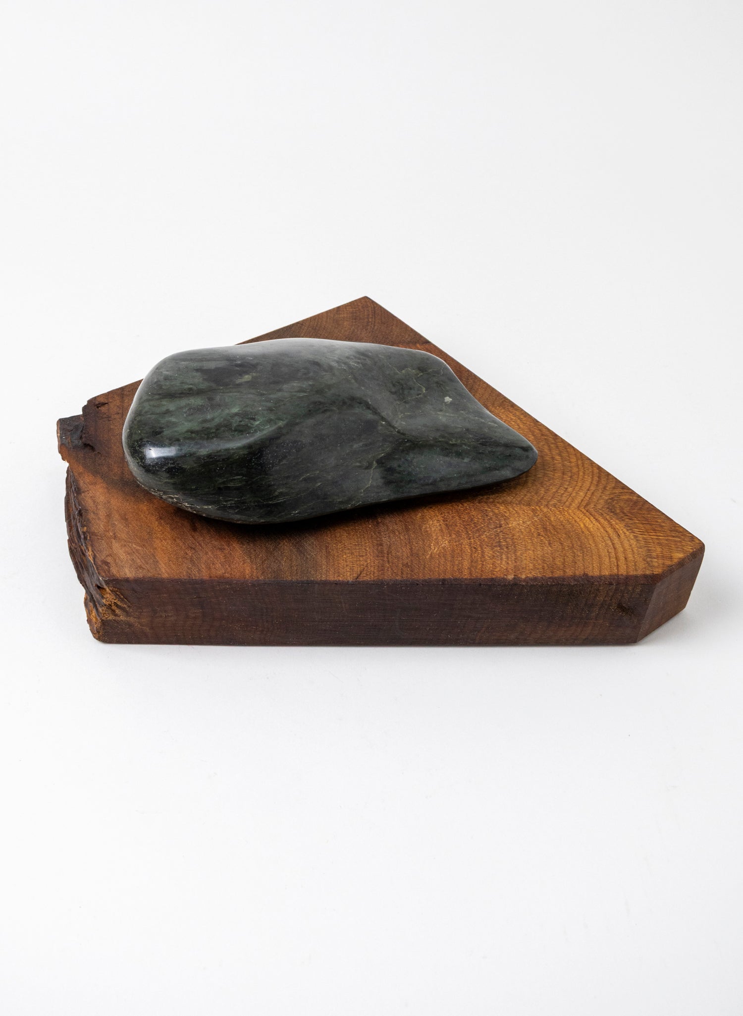 Pounamu Mauri Stone with Base