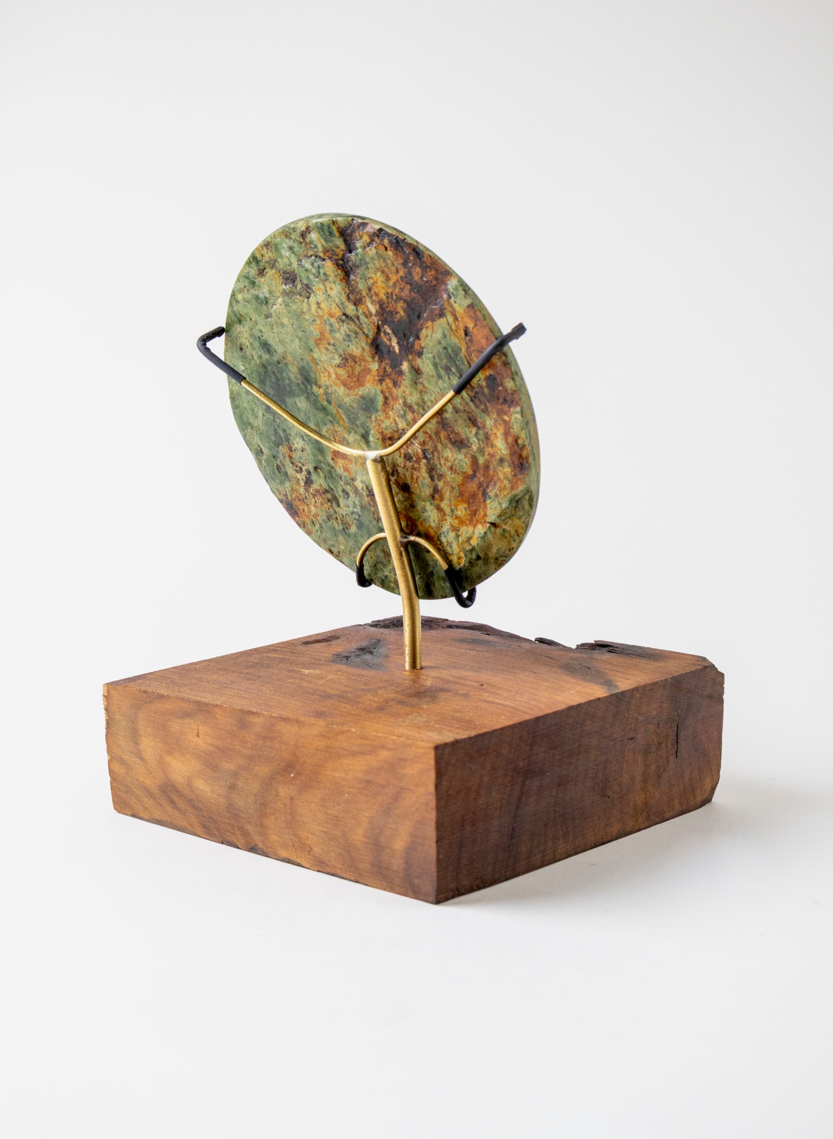 Pounamu Disc Sculpture