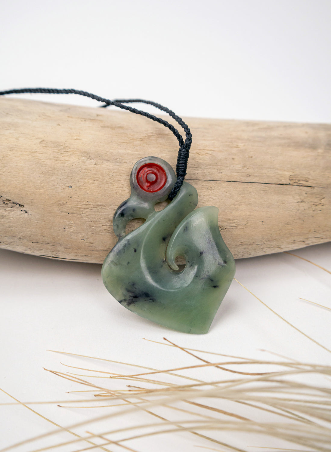 Carved Pounamu Manaia Pendant