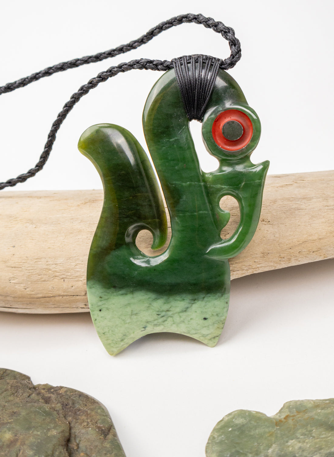 Carved Pounamu Manaia Pendant