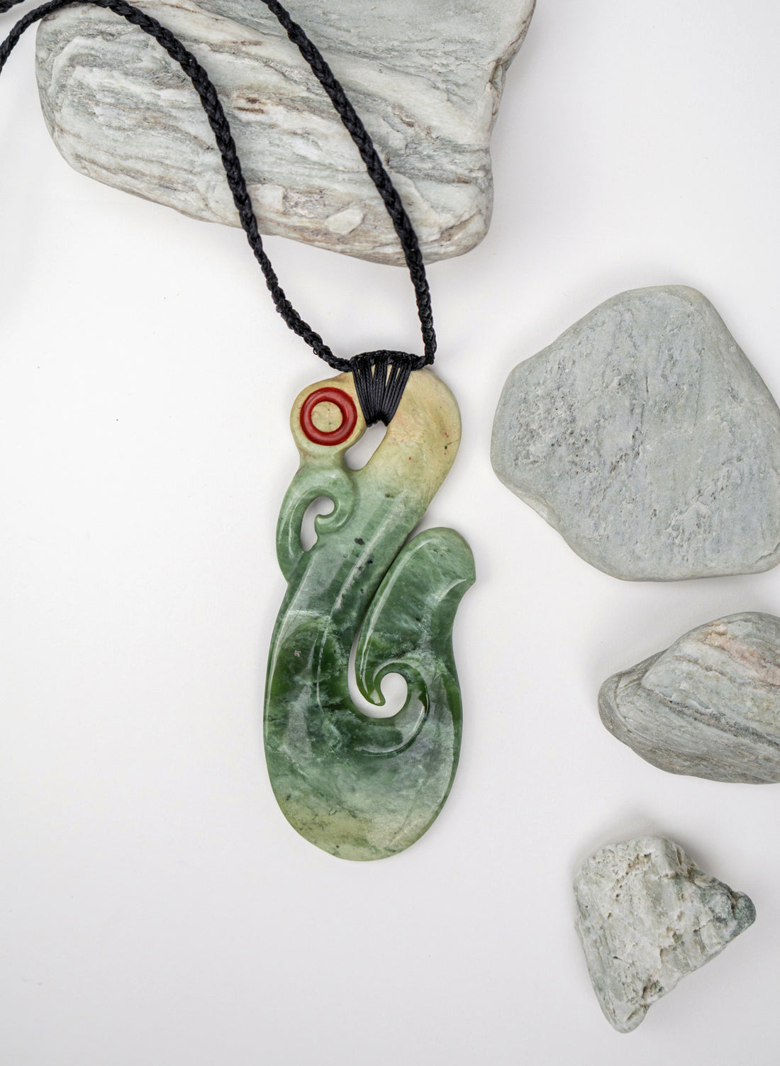 Carved Pounamu Manaia Pendant