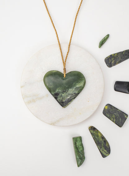 Pounamu Heart Pendant