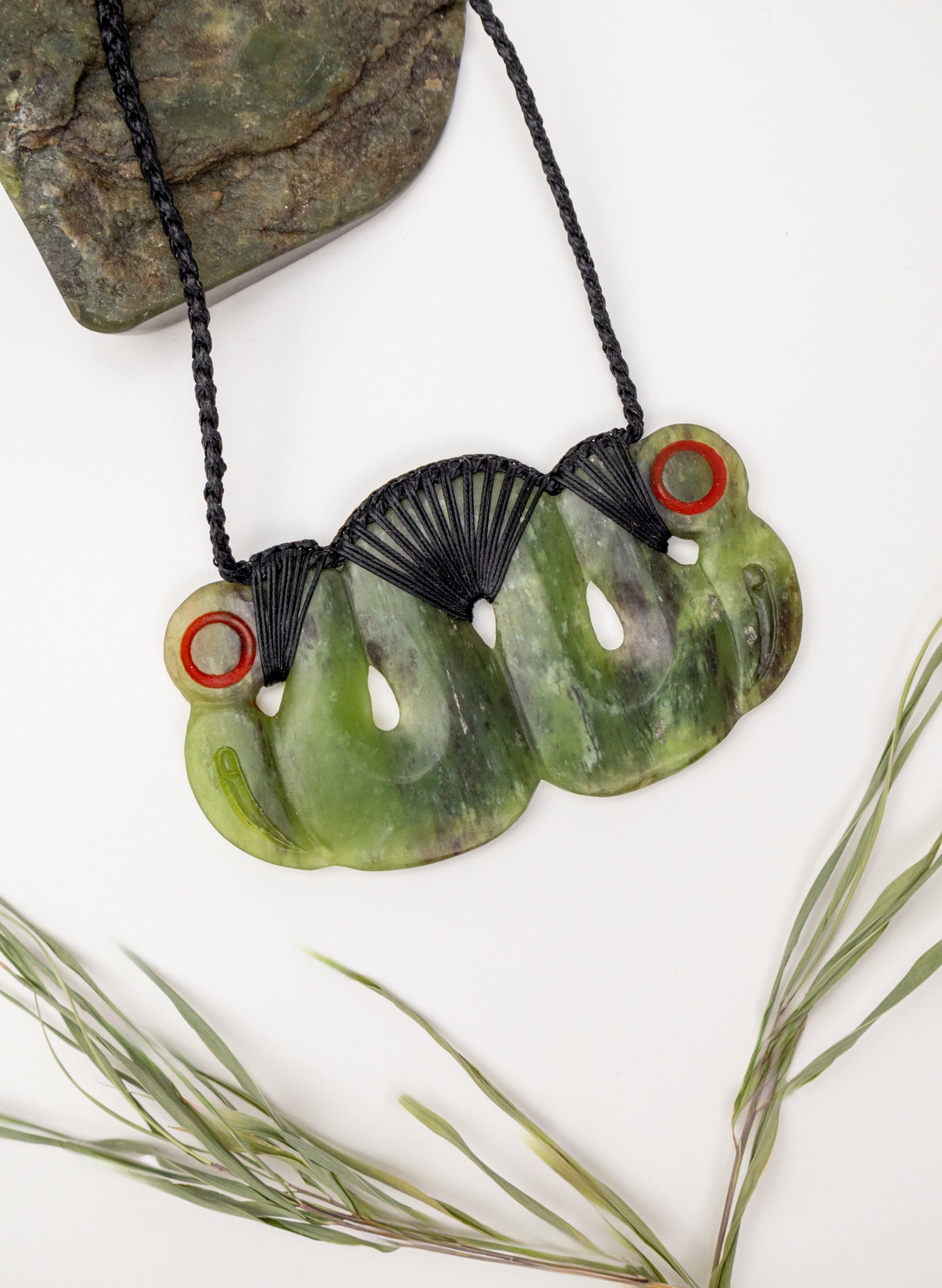 Pounamu Pekapeka Pendant