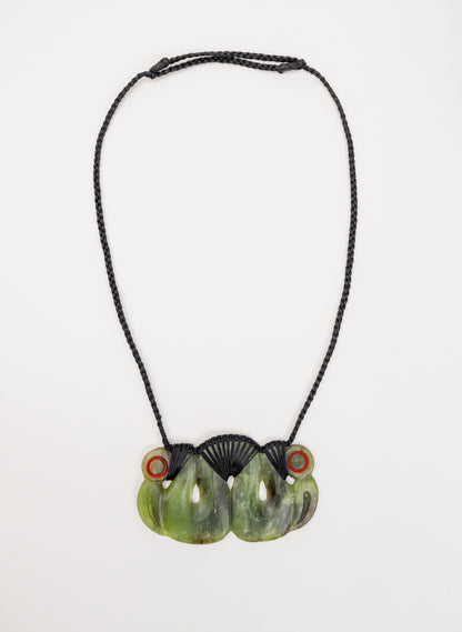 Pounamu Pekapeka Pendant